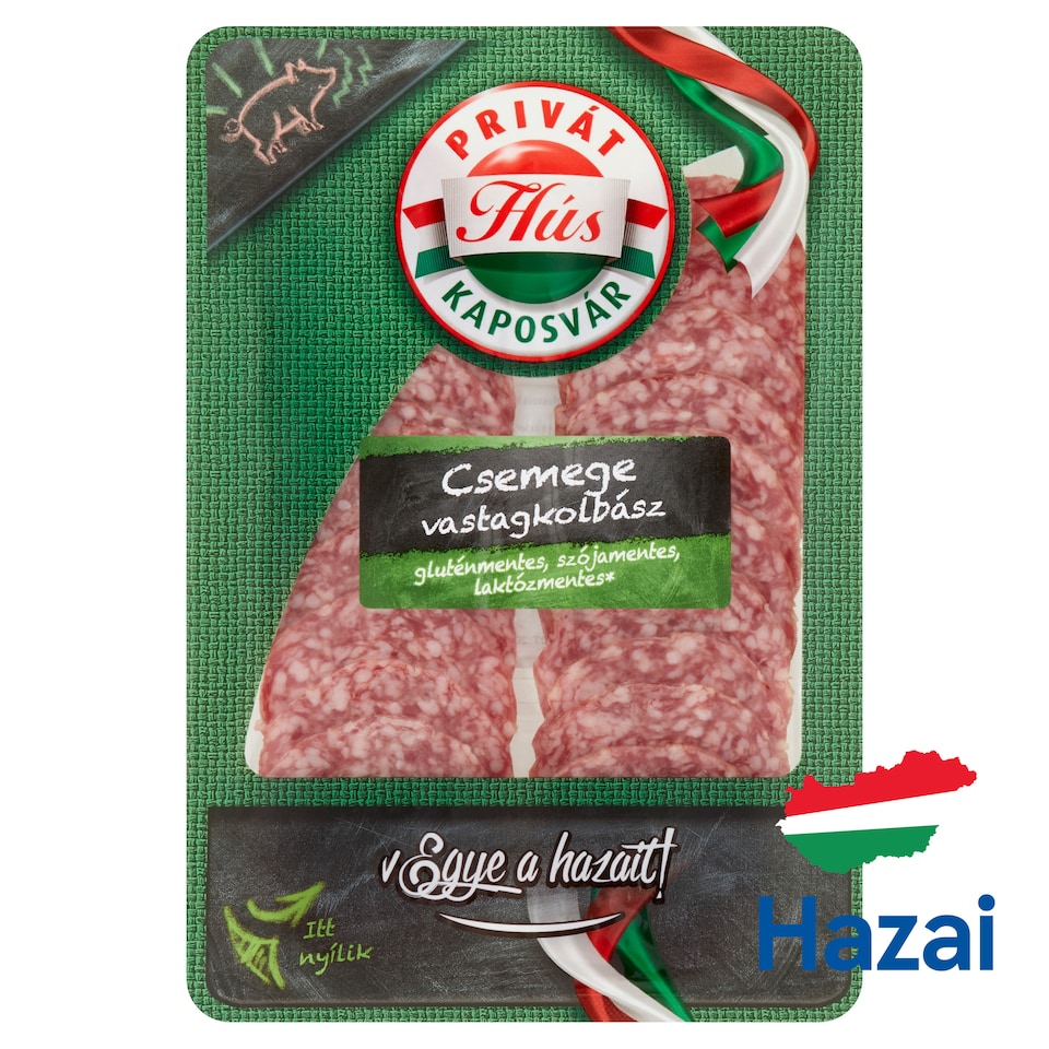 Privát Hús szeletelt csemege vastagkolbász 60 g