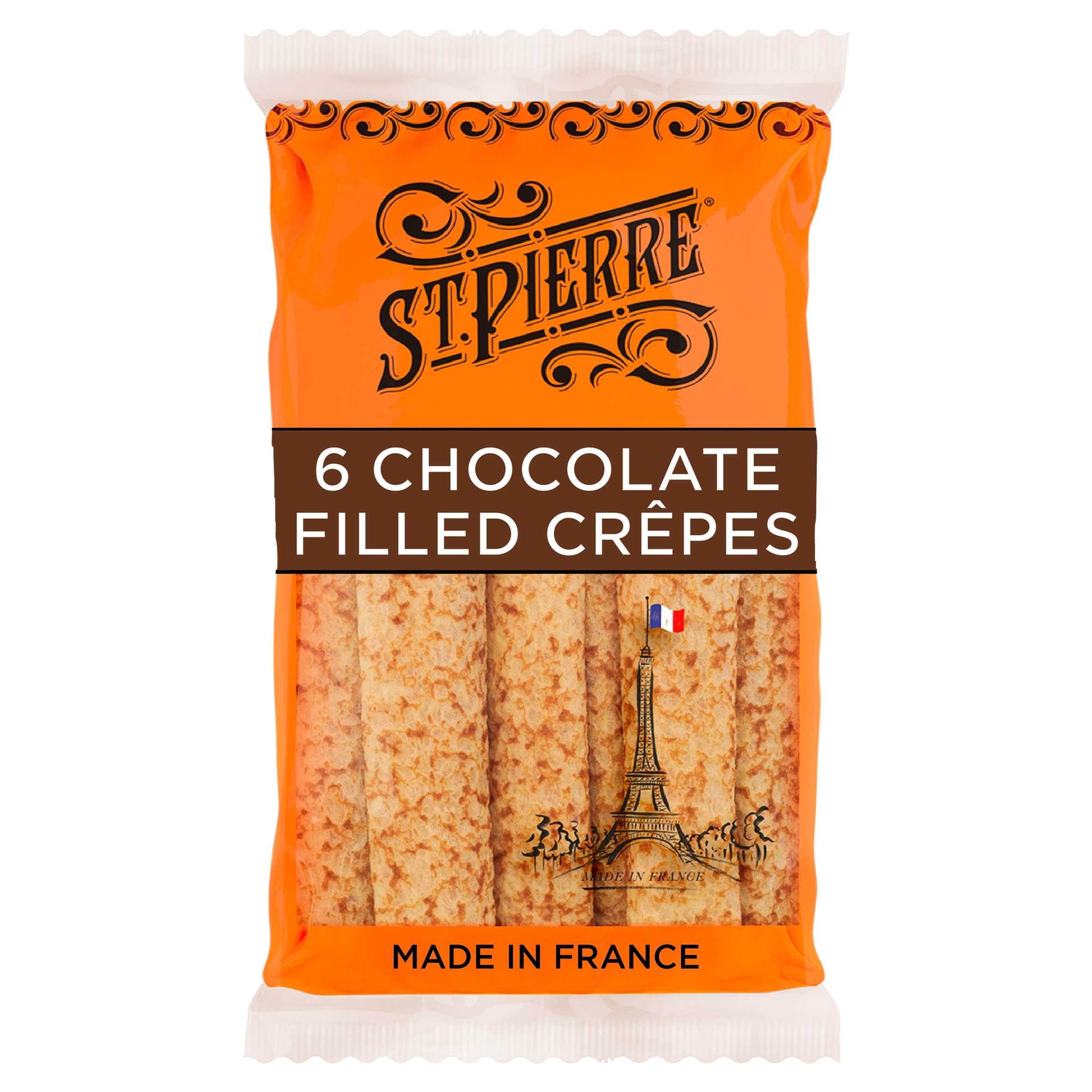 St Pierre Chocolate Filled French Crepes 6 Pack