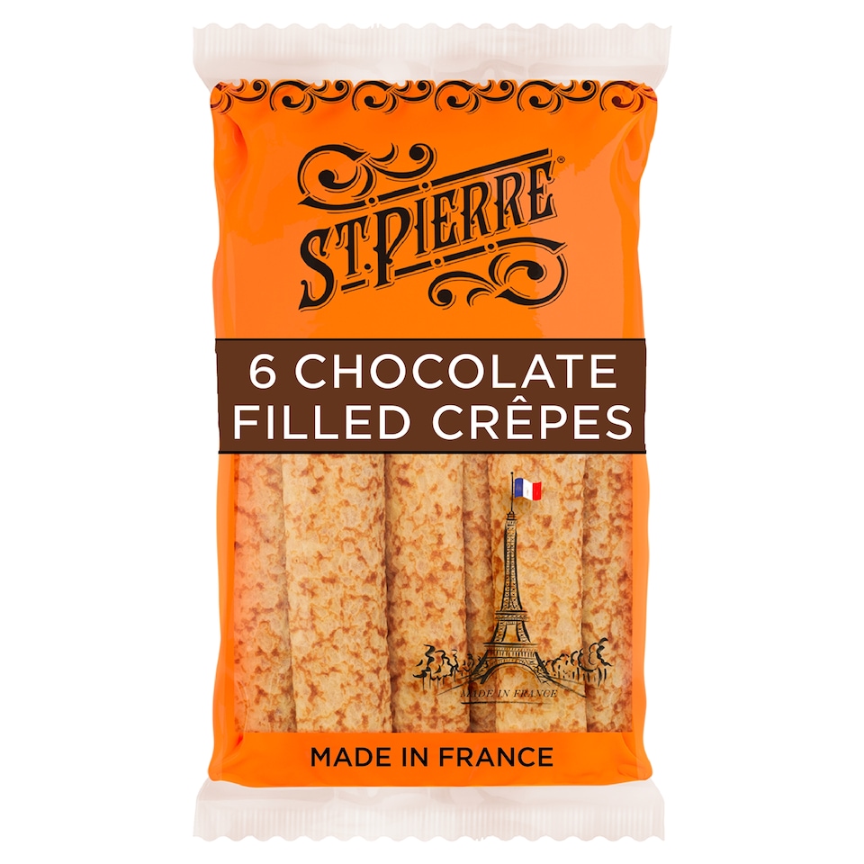 image 1 of St Pierre Chocolate Filled French Crepes 6 Pack