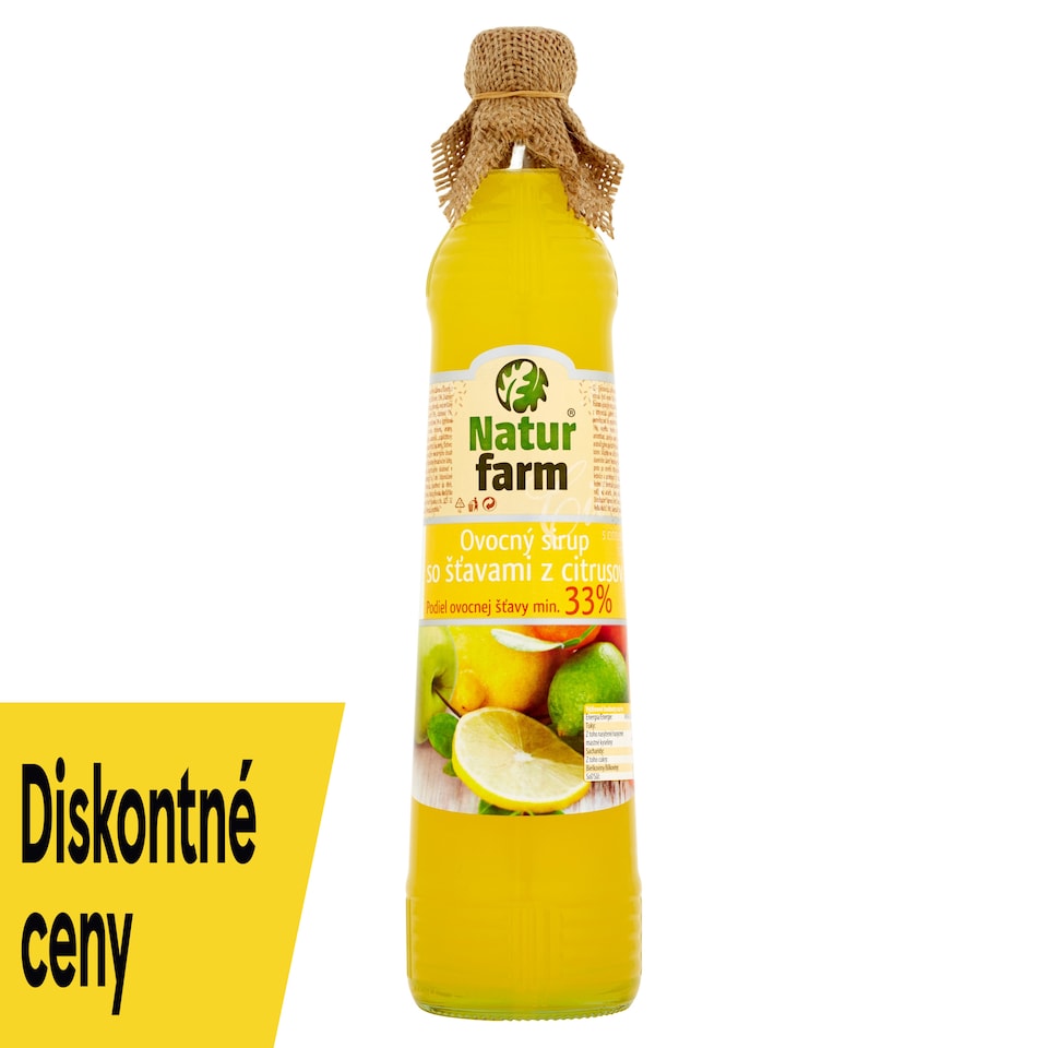 Natur Farm Ovocný sirup so šťavami z citrusov 0,7 l