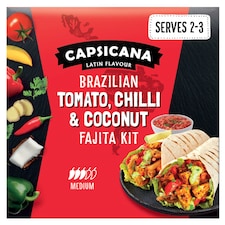 Capsicana Brazilian Tomato, Chilli & Coconut Fajita Kit 335g