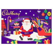 Cadbury Chocolate Xmas Santa Selection Box Medium 125g