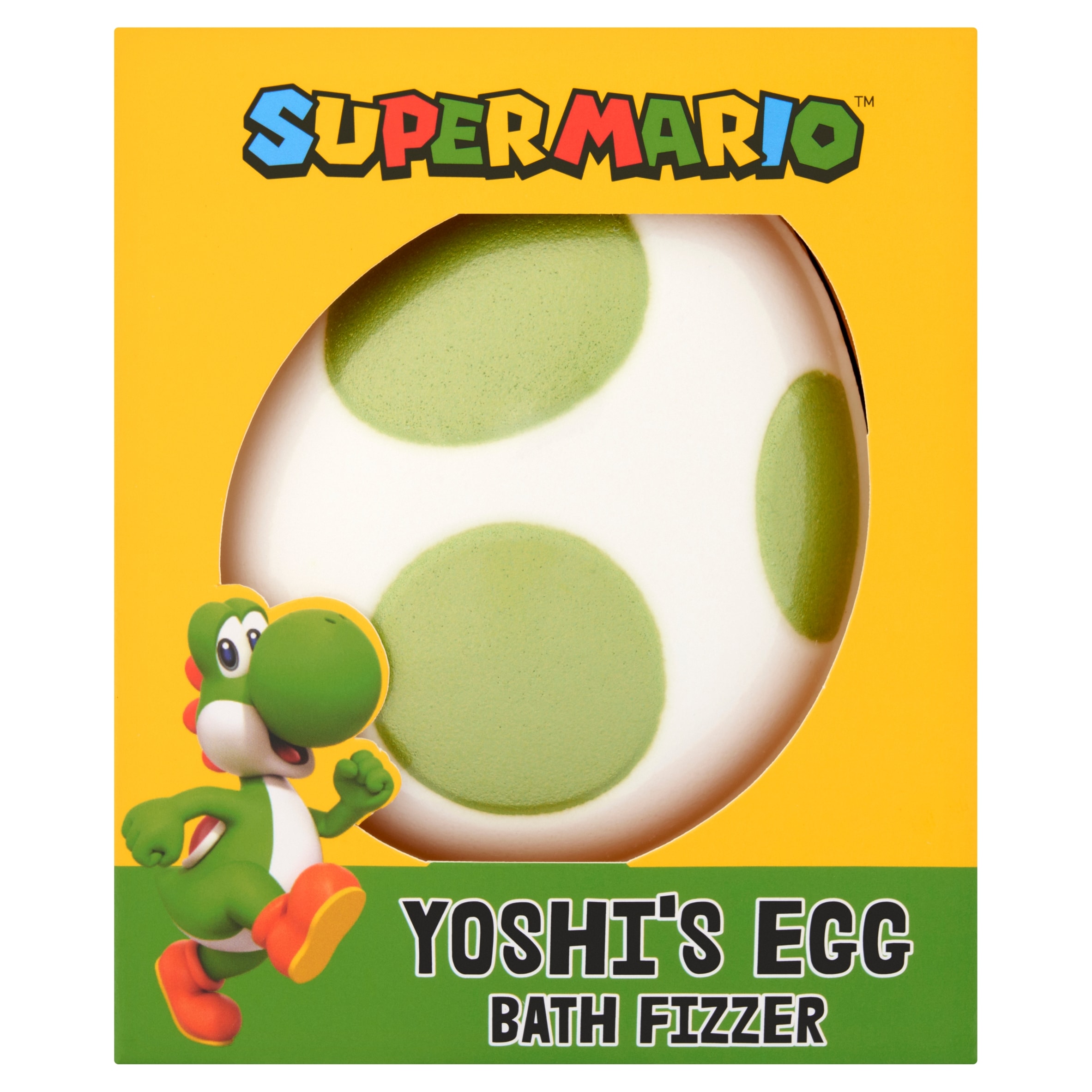 Super Mario yoshi's egg bath fizzer 150g