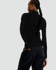 image 4 of F&F Knitted Cut Out Detail Jumper in Black