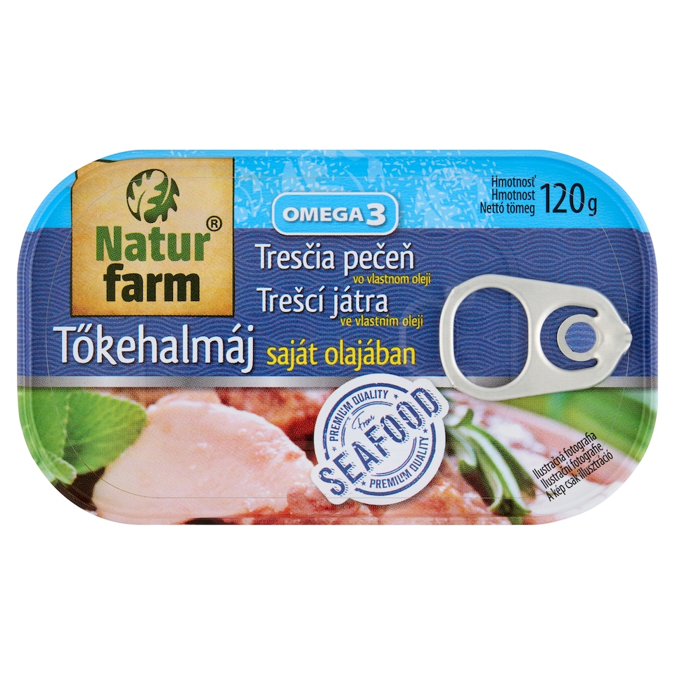 obrázok 1 z Natur Farm Tresčia pečeň vo vlastnom oleji 120 g
