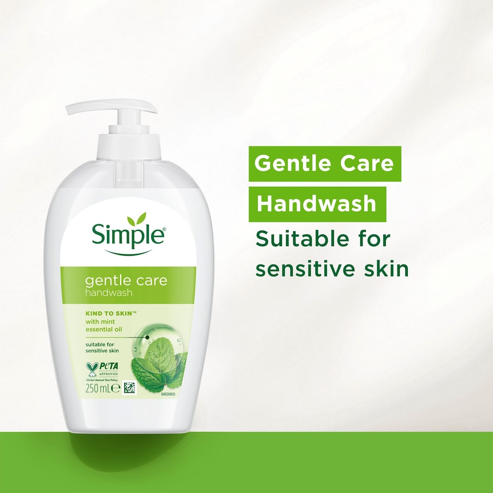 image 1 of Simple Gentle Care Kind To Skin Antibacterial Handwash 250ml