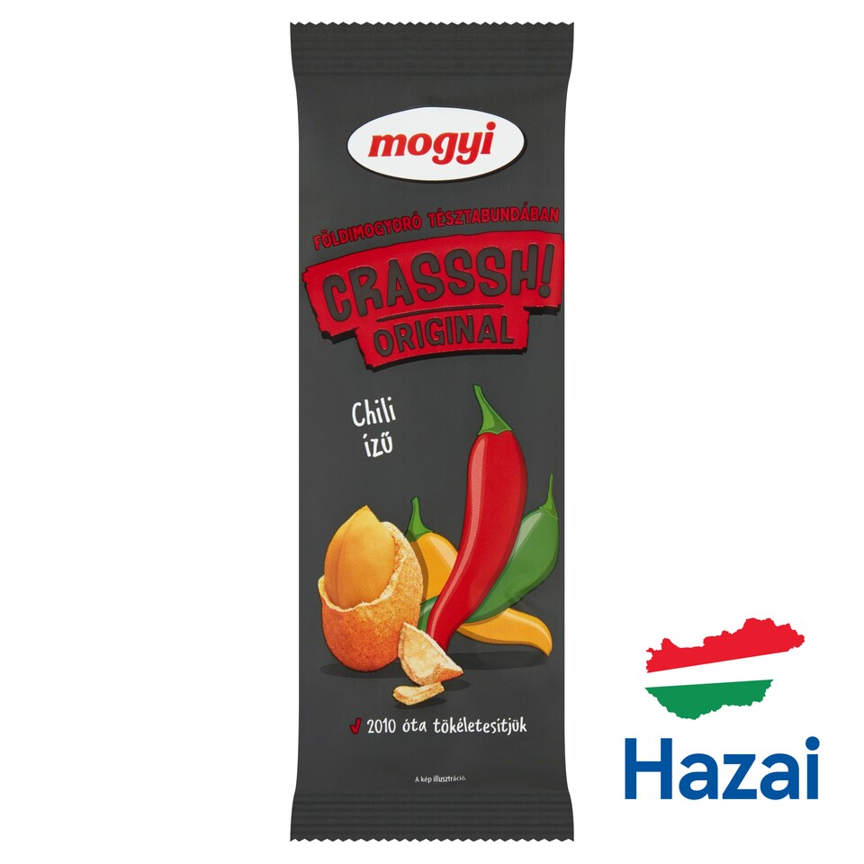 Mogyi Crasssh! Roasted Peanuts with Chili Flavoured Crispy Coating 60 g