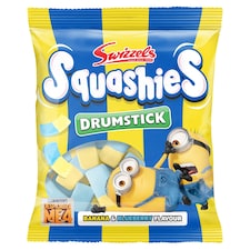 Swizzels Drumstick Squashies Banana & Blueberry 120G