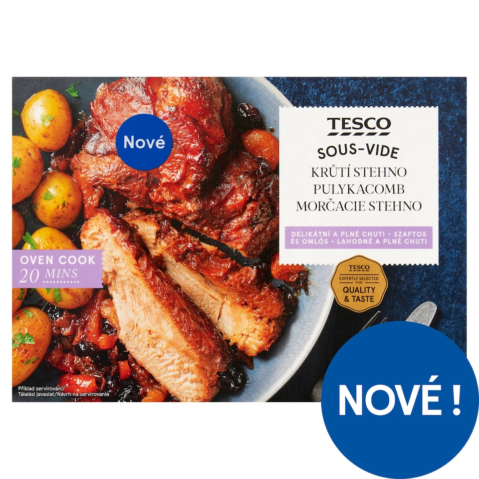 Tesco Sous-vide krůtí stehno se sušeným ovocem 400g
