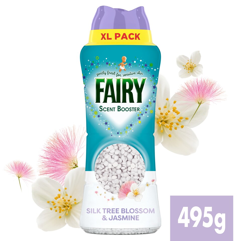 image 1 of Fairy In-Wash Scent Booster Silk Tree Blossom & Jasmine 495G