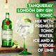 image 3 of Tanqueray London Dry Gin Bottle 41.3% Vol 1L