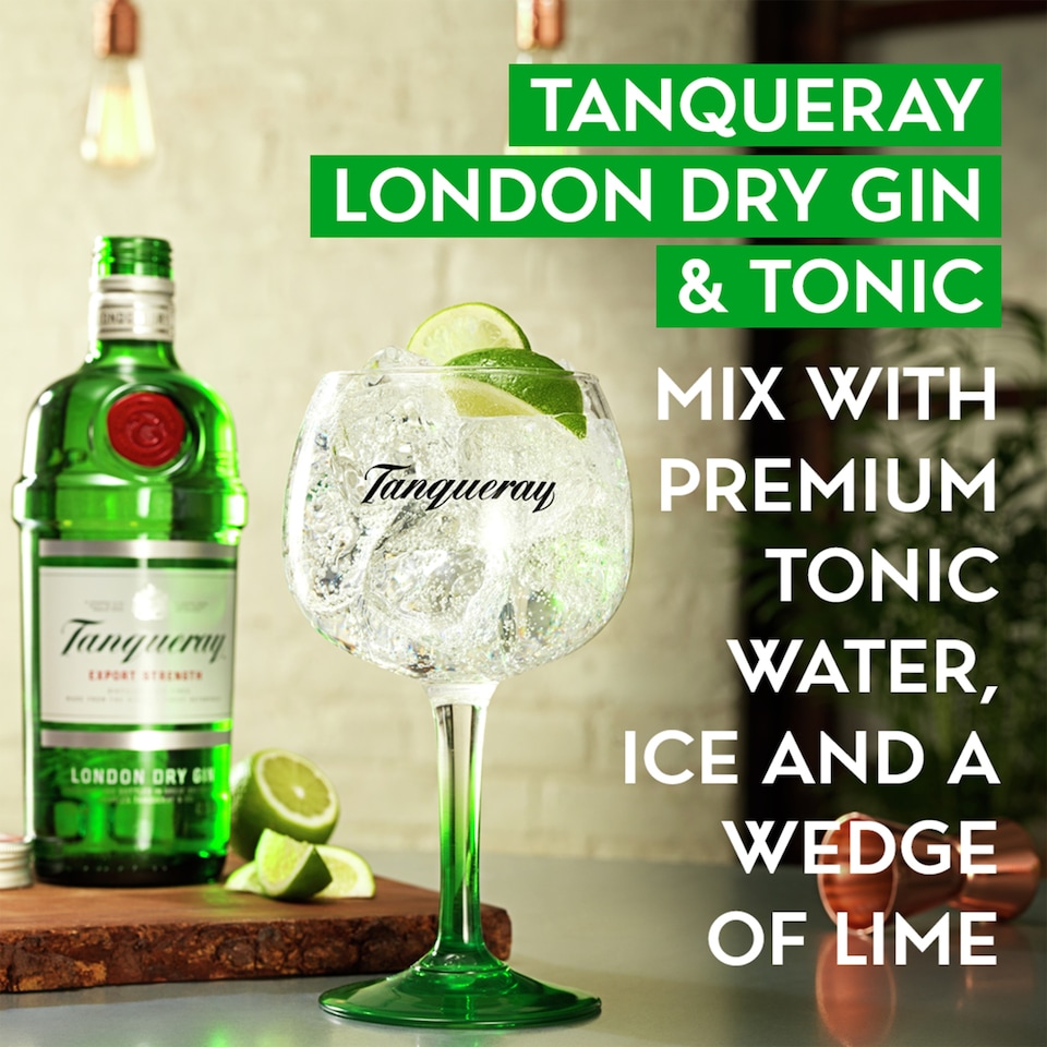 image 1 of Tanqueray London Dry Gin Bottle 41.3% Vol 1L