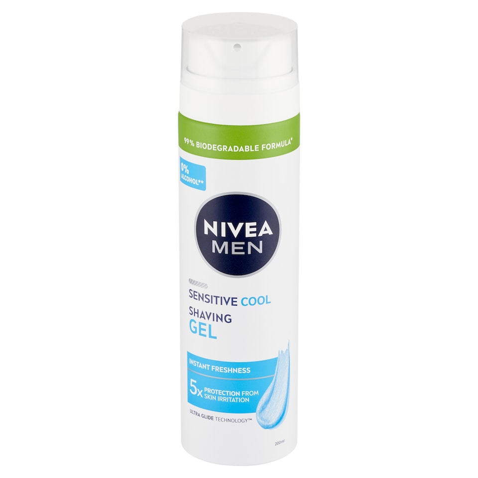 image 1 of NIVEA MEN Sensitive Cool Shaving Gel 200 ml 