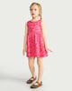 image 2 of F&F Girls 3-Pack Pure Cotton Sleeveless Dresses in Multi Pink