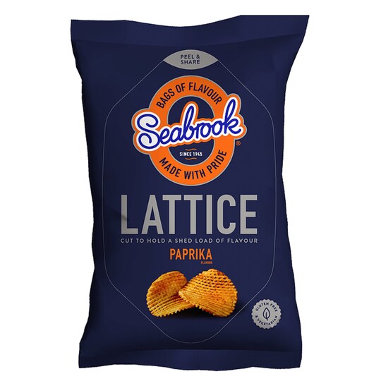 Seabrook Lattice Paprika 120g Tesco Groceries