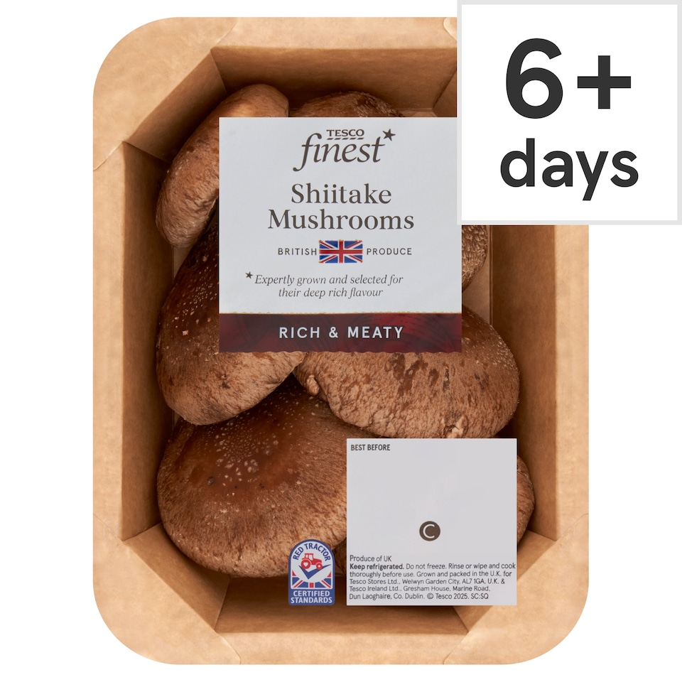 image 1 of Tesco Finest Shiitake Mushrooms 125g