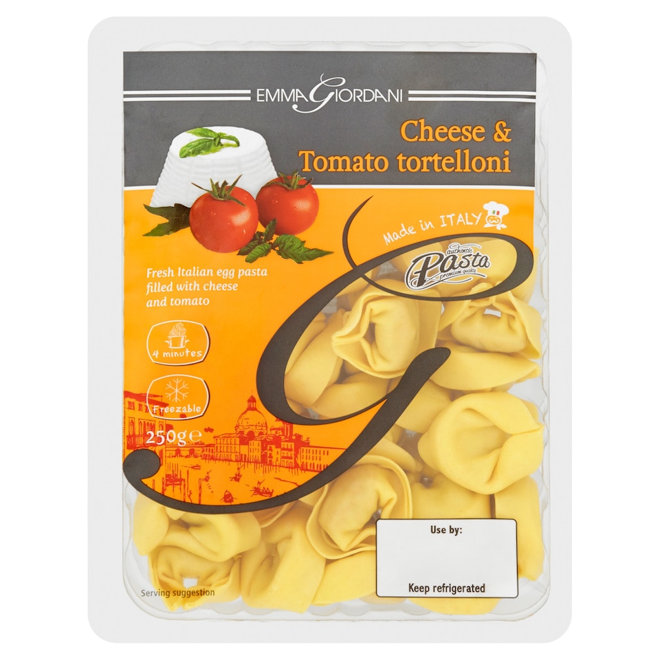 Emma Giordani Cheese And Tomato Tortelloni 250G