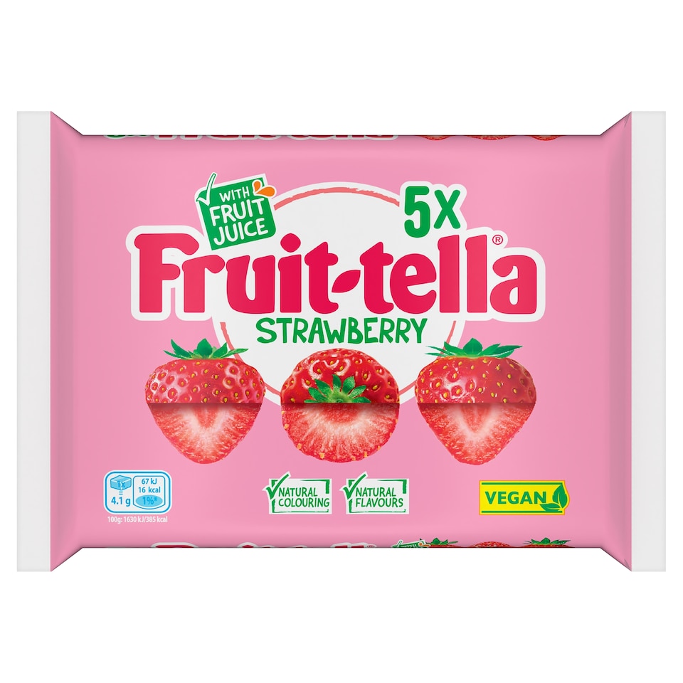Fruittella Strawberry 5x41g 