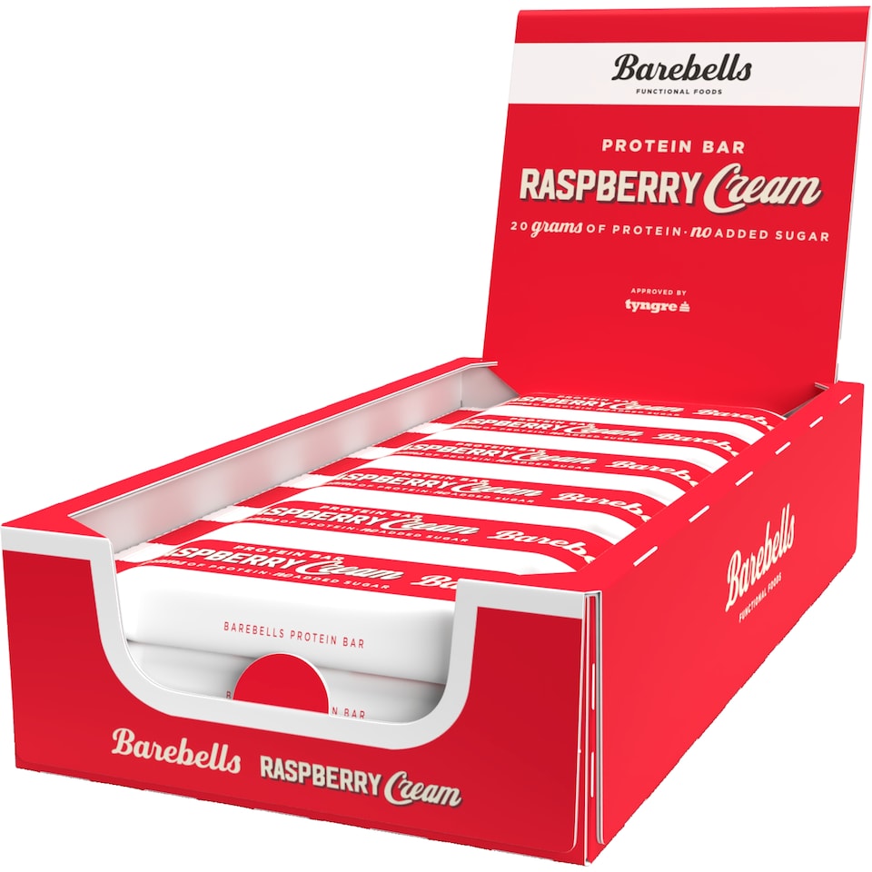 image 1 of Barebells Protein Bar Raspberry Cream 55g