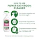 image 3 of Zoflora Power Bathroom Cleaner Sweet Freesia & Jasmine 800ml