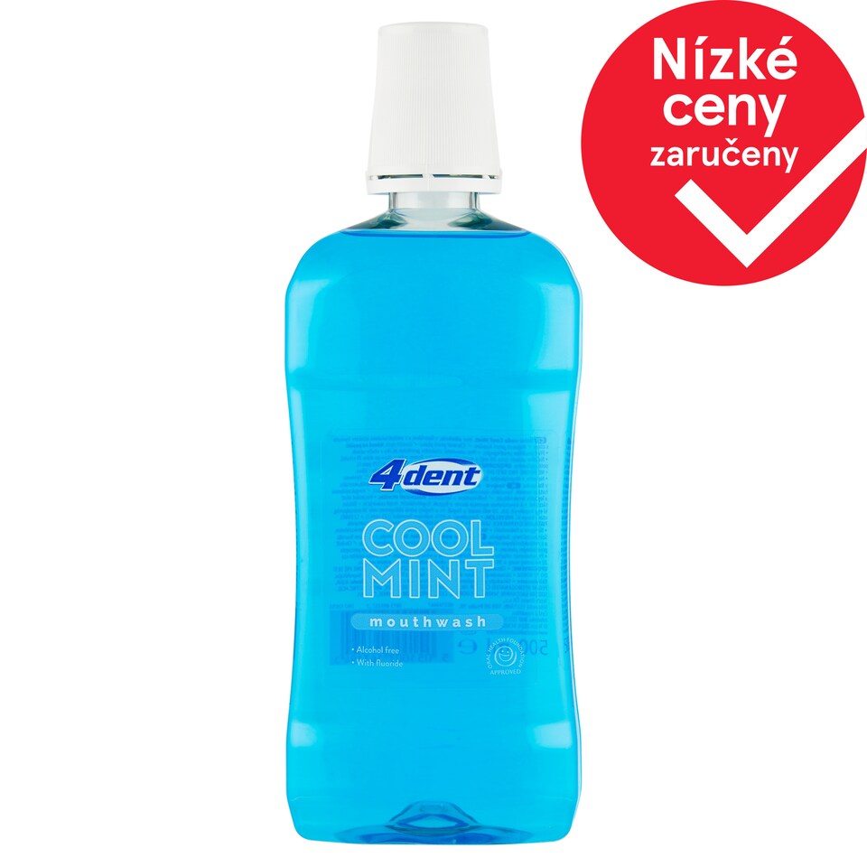 4Dent Cool Mint ústní voda 500ml
