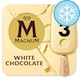 image 1 of Magnum White Chocolate Ice Cream Sticks 3x100ml