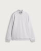 image 4 of F&F Cotton Rich Half Zip Funnel Neck Sweatshirt in Grey Marl
