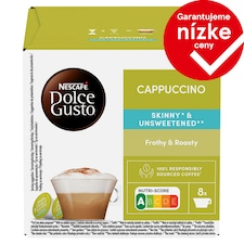 NESCAFÉ Dolce Gusto Cappuccino Skinny Unsweetened - káva v kapsulách - 16 ks