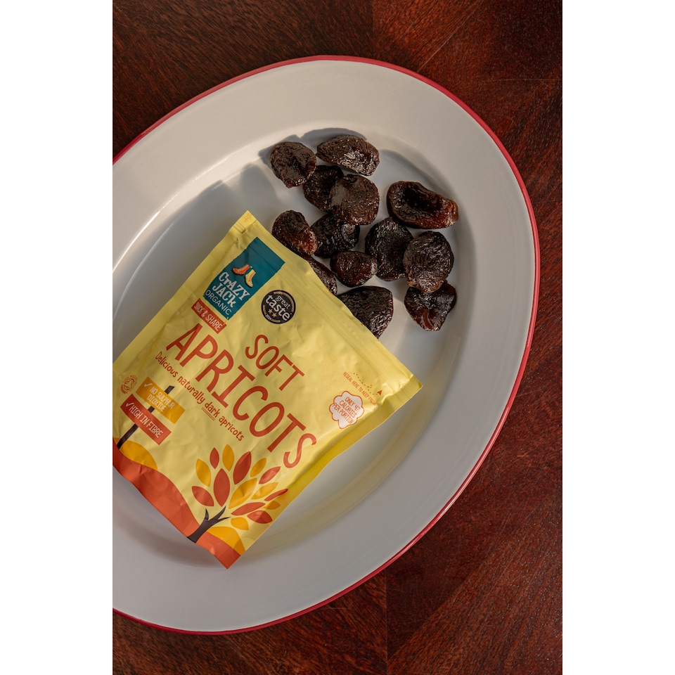 image 1 of Crazy Jack Organic Soft Apricots 200g