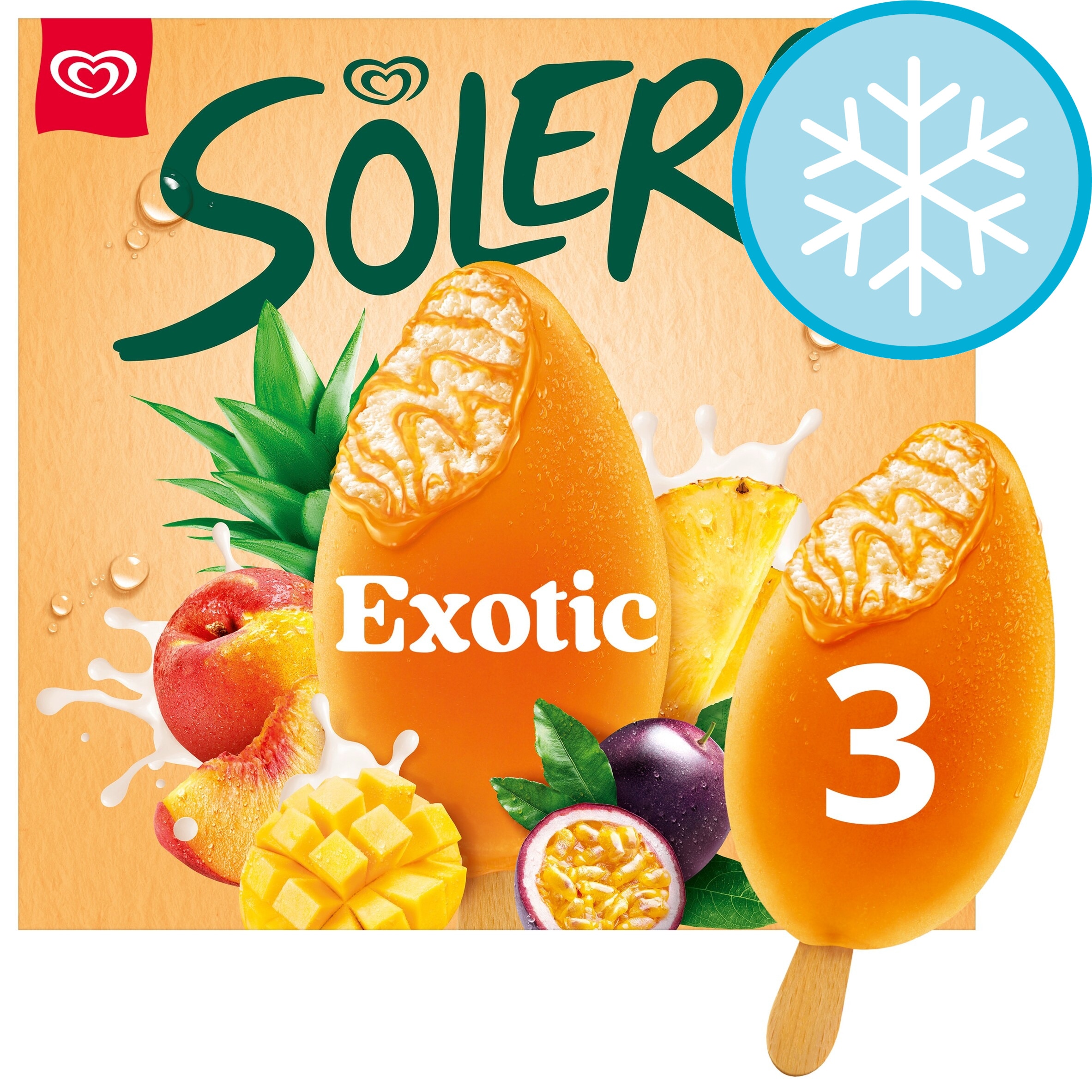 Solero Exotic Ice Cream Lollies 3 x 90ml
