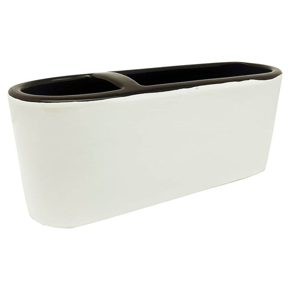 F&F Home Cream Toothbrush Holder