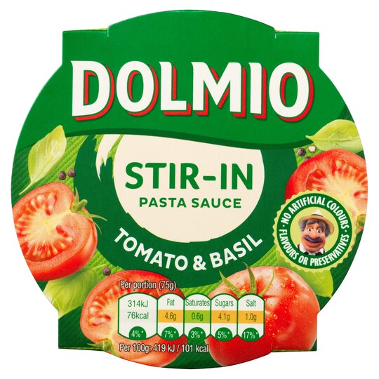 Dolmio Stir In Tomato & Basil Pasta Sauce 150G Tesco Groceries