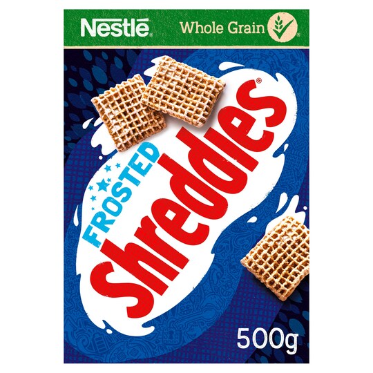 Nestle Frosted Shreddies Cereal 500G Tesco Groceries