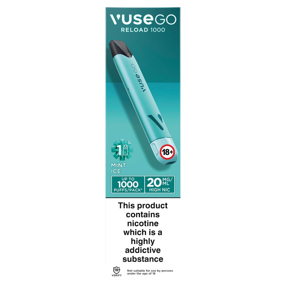Vuse  Go Reload 1000 Pen Mint Ice 20mg/ml Kit 2ml