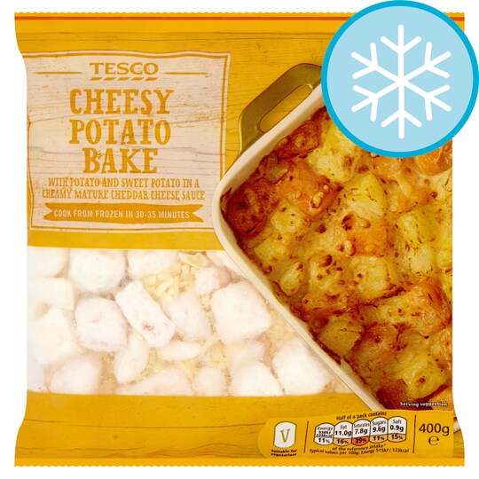 Tesco Cheesy Potato Bake 400G Tesco Groceries