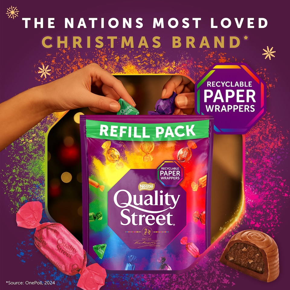 image 1 of Quality Street Chocolate Large Refill Bag 685g