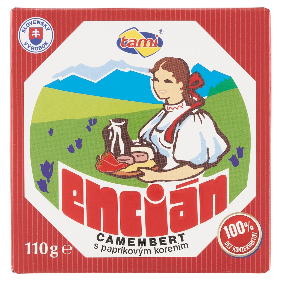 obrázok 1 z Tami Encián Camembert s paprikovým korením 110 g