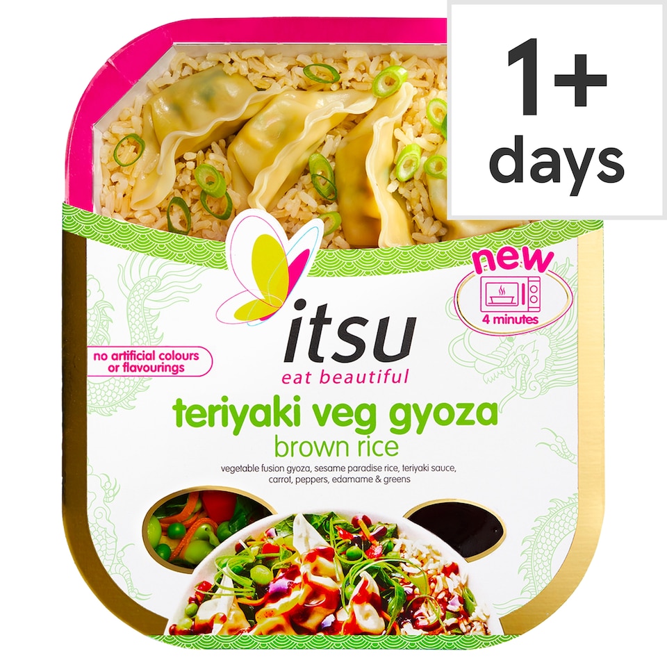 image 1 of Itsu Teriyaki Veg Gyoza Brown Rice 395g