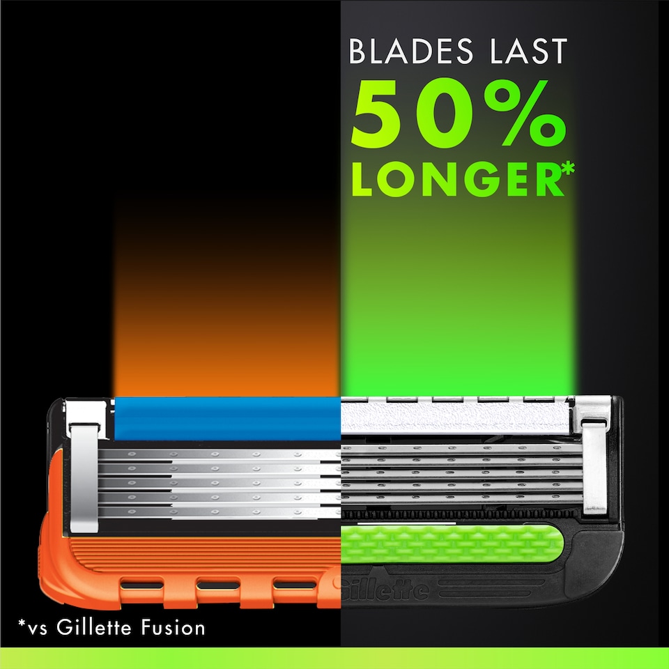 image 1 of Gillette Labs Men's Razor Blades Refills 8 Pack