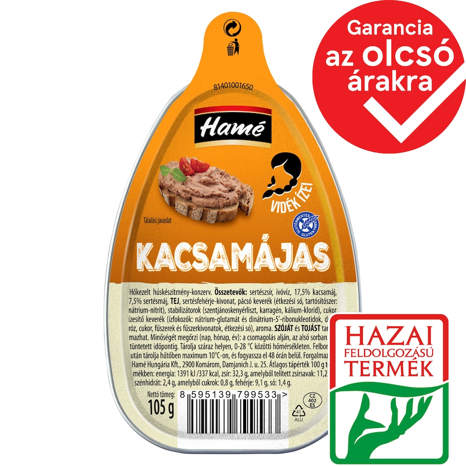 Hamé Duck Liver 105 g