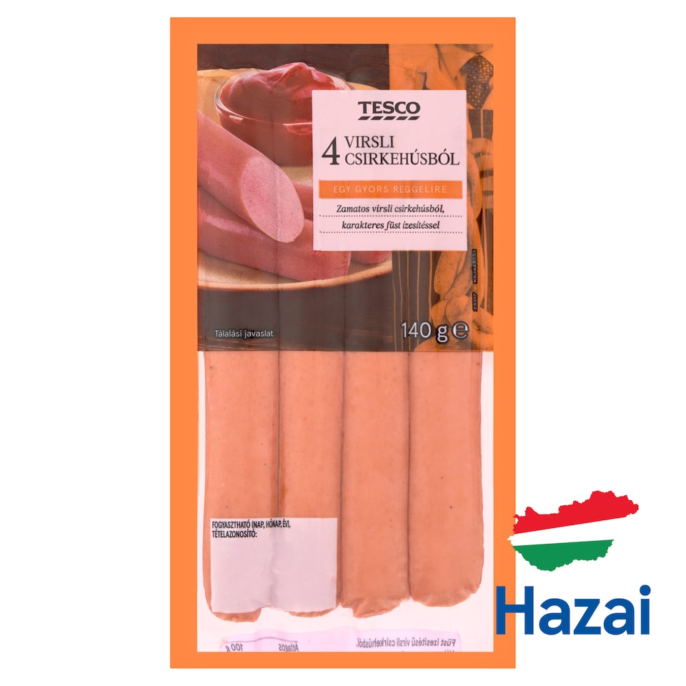 Tesco Chicken Sausages 4 pcs 140 g