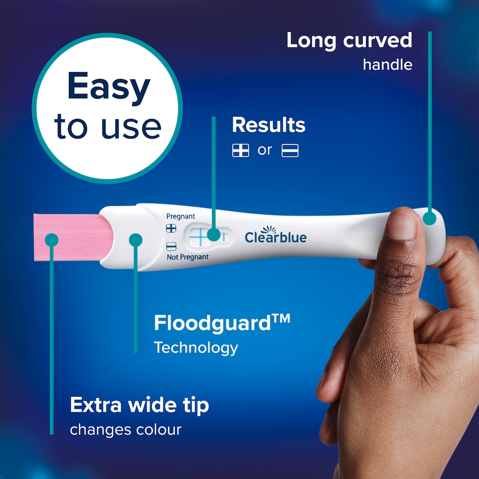 image 1 of Clearblue Rapid Detection Pregnancy Test 2 Pack