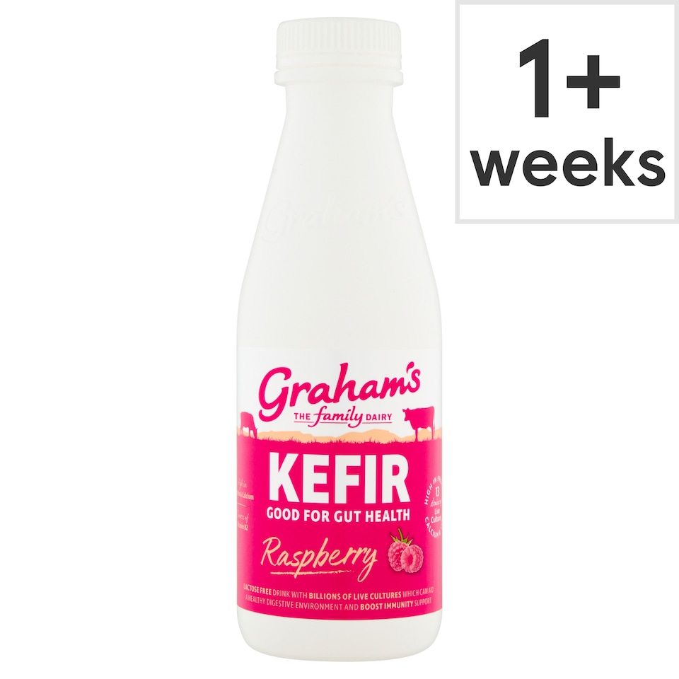 Graham's Kefir Raspberry Lactose Free Drink 500Ml