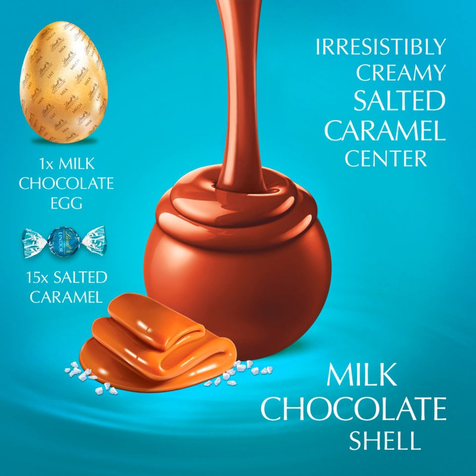 image 1 of Lindt Salted Caramel Egg 348G