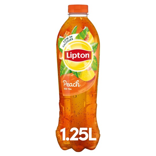 Lipton Ice Tea Peach Flavour 1.25L Bottle Tesco Groceries