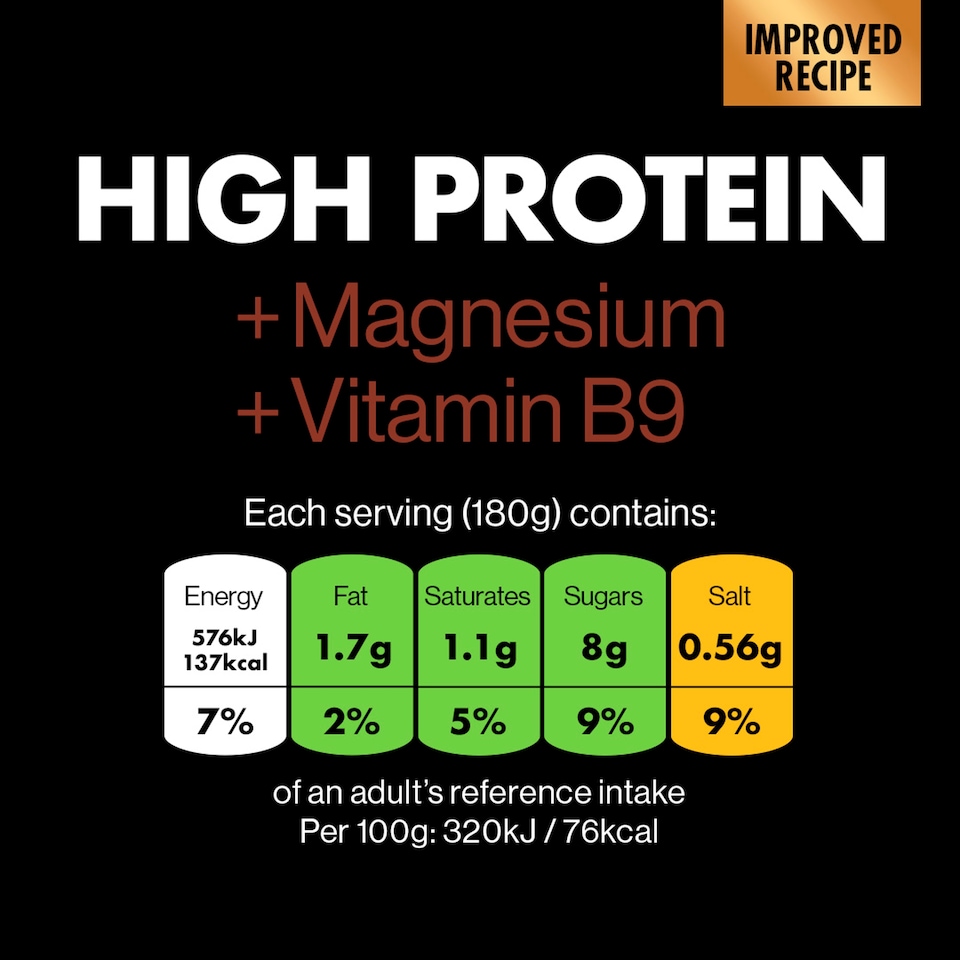 image 1 of GetPro 18g Chocolate & Hazelnut High Protein Pudding 180g