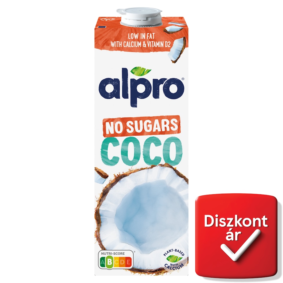 Alpro cukormentes kókuszital hozzáadott kalciummal és vitaminokkal 1 l
