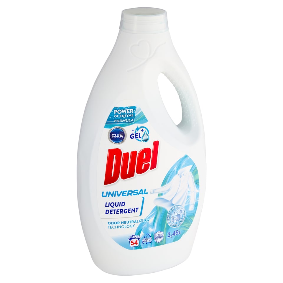 Obrázek 1 pro produkt Duel Univerzální prací prostředek pro automatické pračky i ruční praní 54 praní 2450ml