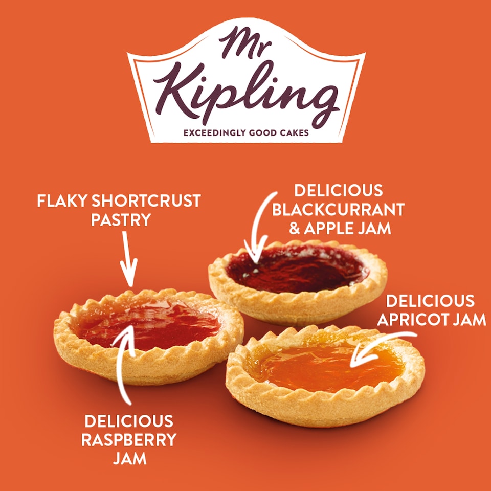 image 1 of Mr Kipling Assorted Jam Tarts 6 Pack