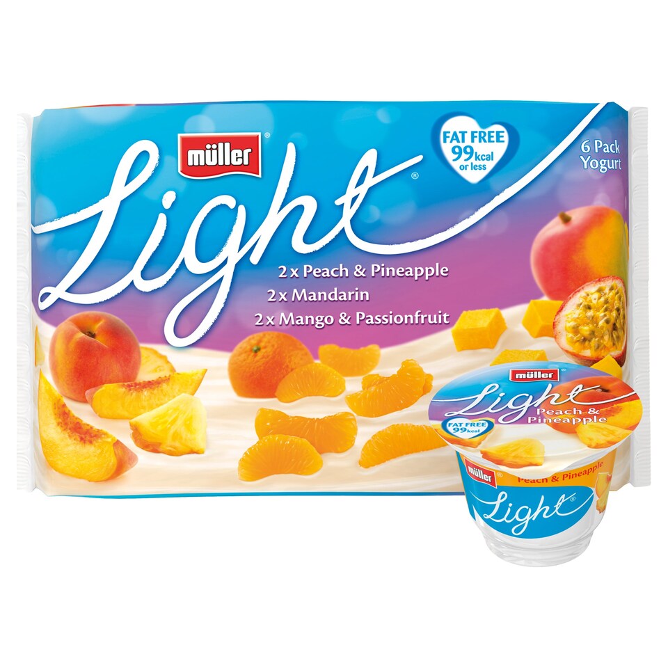 image 1 of Muller Light Yellow Fruit 6X175g
